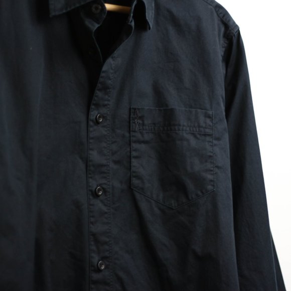 Armani Exchange Black Button Down Dress Shirt - Picture 3 of 8
